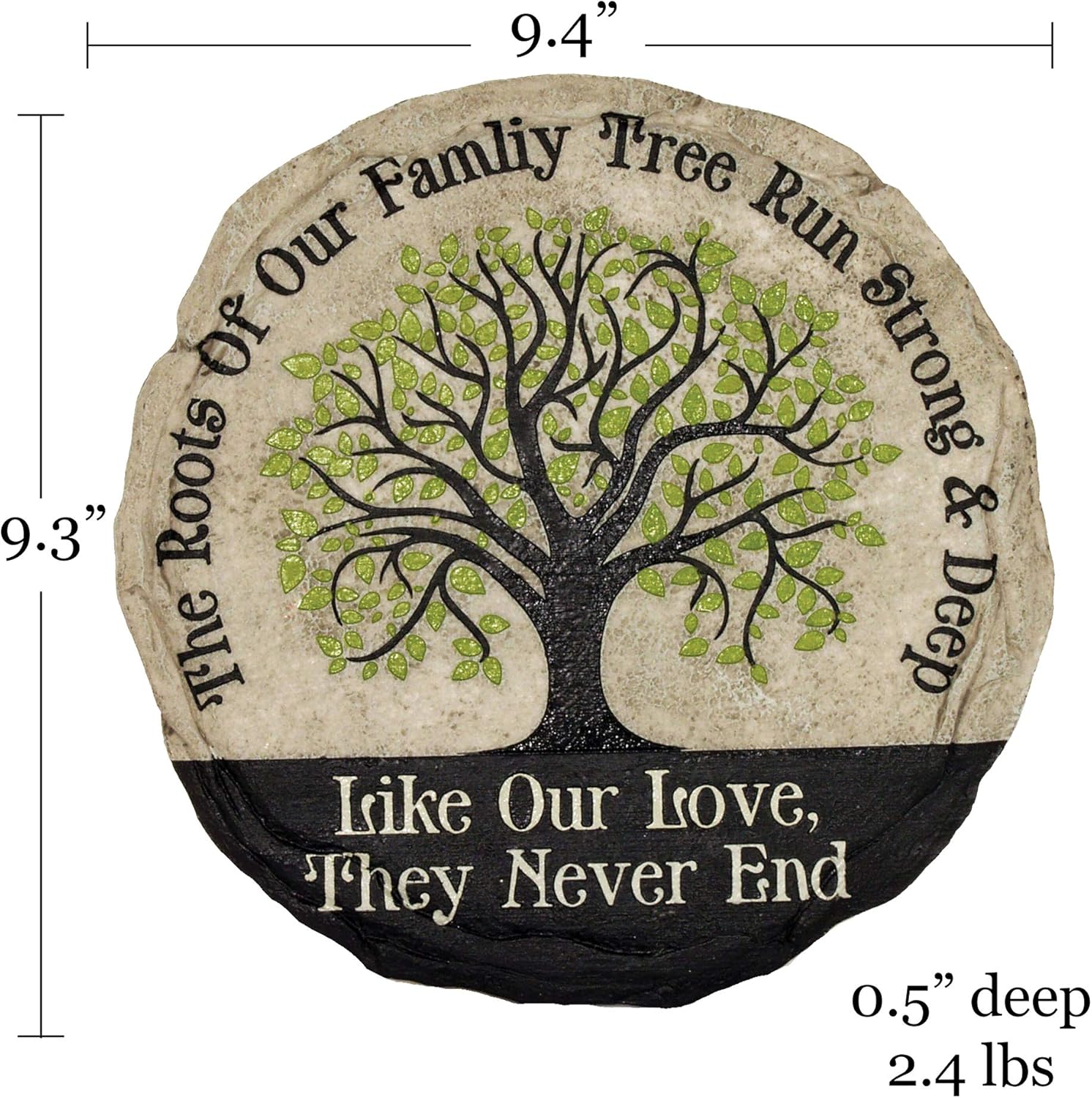 Family Garden Stepping Stone 🌿 Decorative Outdoor Path Stone – Perfect Yard & Patio Décor for Home 🏡